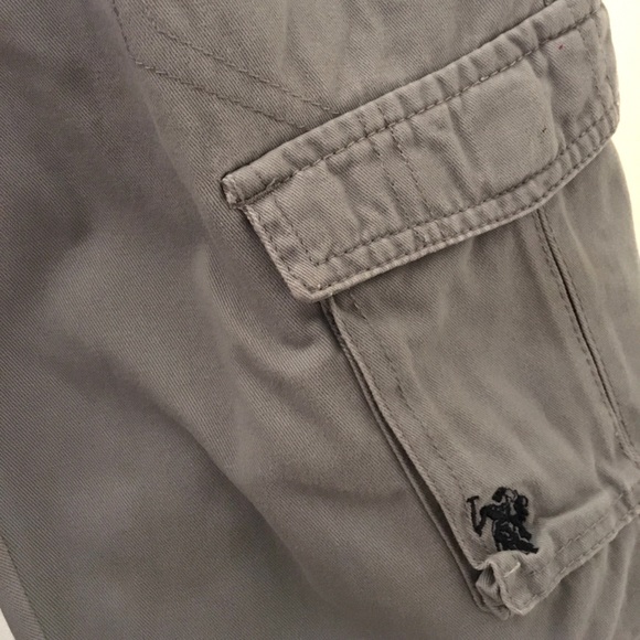 Boys Gray Shorts US Polo Assn Grey Size 8 Kids - Picture 3 of 5